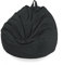 Mateju Bean Bag Chair, Beanbag Chair Adult, Bean Bag Corduroy without Filling, Plush Toy Storage Large Bean Bags, High Back Bean Bags, Suitable for Indoor and Outdoor Beanbag (S,Black)