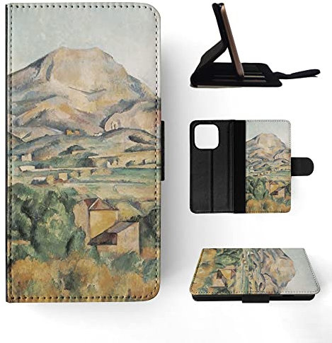 Cézanne-Mont Sainte-Victoire aus Bellevue Flip Wallet Handyhülle für Apple iPhone 14 Pro