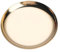 Soulnioi Mirror Tray Trinket Tray Jewelry Plate Round Mini Tray Earrings Rings Bracelet Organizer Tray (Gold, 10 * 10cm)