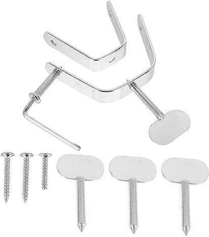 ibasenice 1 Set Ham Rack Accessories Ham Cover Black Ham Stand Replacement Ham Stand Storage Rack Black Outfit Metal Storage Shelves Creative Ham Holder Serrano Stainless Steel Fold