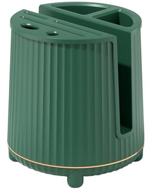 Simpls Table Stand, Chopping Board Holder, Knife, Utensil Stand, Cleaver Stand, Rotating Utensil Holder, Dark Green, , Easy Installation