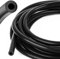 Tuyau sous vide pour voiture, diamètre intérieur 4 mm, diamètre extérieur 8 mm, tuyau en silicone haute température de 3 m, pour tous les air, pompes, turbines, entrée, raccords de sortie, noir