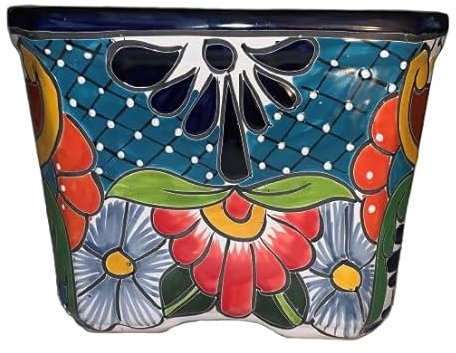 Blumentopf CUADRADA dunkelblau Groß