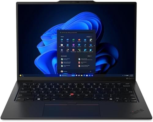 Lenovo ThinkPad X1 Carbon Gen 12, Intel Ultra 7 155H, 14 FHD (1920 x 1200) IPS, anti-reflet, 400 nits, 32 Go DDR5-6400 MHz, SSD 2 To, caméra infrarouge 1080p RHD, Win 11 Pro - Noir
