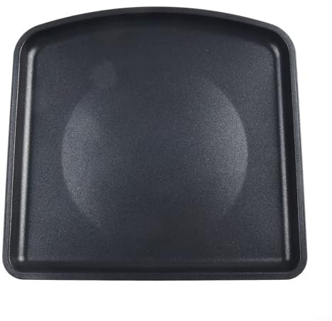 HEBEOT Abtropfschale für 6Qt Air Fryer Ofen Air Fryer Ersatzteile Kohlenstoffstahl Ölauffangschale Ofen Tropfschale 25,4 x 25,4 cm schwarz
