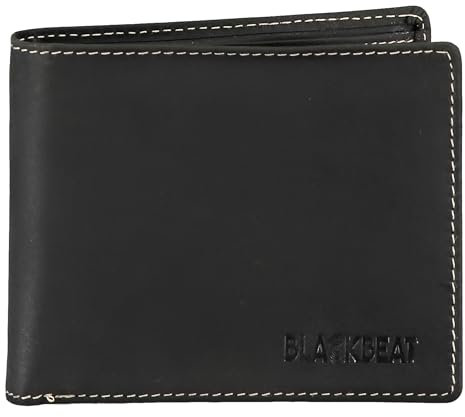 Blackbeat Geldbörse Wesley Vintage Style (Schwarz)