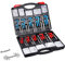 VEVOR Kit di Riparazione Filetti, Set di 338, Set di Strumenti di Riparazione Filetti SAE e Metrico Elicoidale M5 M6 M8 M10 M12 1/4 5/16 3/8 7/16 1/2 Pollici, Set di Riparazione Filetti, HSS Trapano