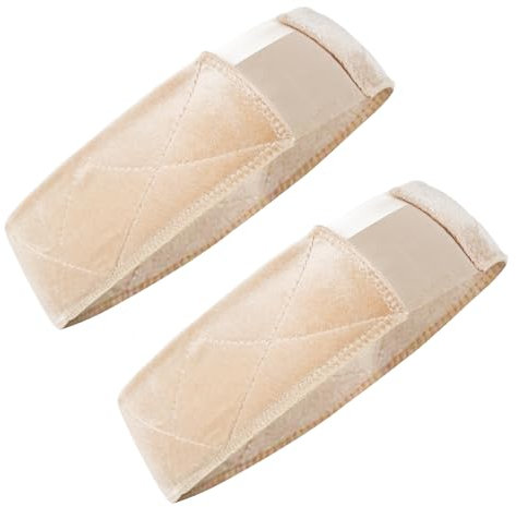 2er Set PerüCkenband, Wig Band Rutschfestes Haarband Zum Tragen Von PerüCken, PerüCken ZubehöR Goldener Samt, Nackt, GrößEnverstellbar