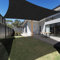 Ankuka Toldo Vela de Sombra 3x4m Negro Rectangular Impermeable para Exterior 98% Protección UV Apto para Jardín Terraza y Camping