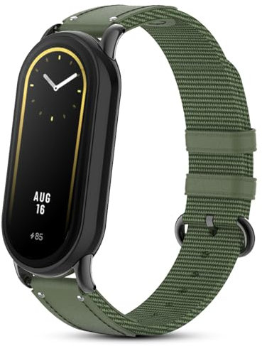 Xisair Pulsera de Nylon Compatible con Xiaomi Mi Band 8 & 9 & 10 Correas Transpirable, Tejida Ligera y Secado Rápido Correa Trenzada para Miband 8/9/10 Accesorios para Relojes Inteligentes