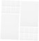 Tofficu 150 Stück Papierstau Karton weiß Zeichenpapierblock Aquarellpapier druckerpapier Wasserfarbenpapier Kartonpapier leere aquarellkarten Loses Zeichenpapier Papier zum Zeichnen