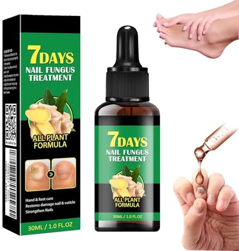 Ginger Nail Treatment Nail Support Nail Care, 7days Nail Treatment, Ginger Nail Growth Serum, Nail Strengthener for Damaged Nails, Nail Strengthener for Damaged Nails, Nourishing Moisturizing (1)