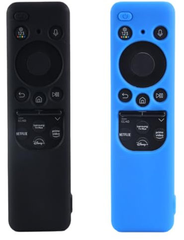 IKOPFLN 2 Pezzi Guscio Telecomando in Silicone telecomando per samsung smart tv Custodia Telecomando BN59-01432/01436 Copri Telecomando Antiurto, Custodia Telecomando cover Samsung Smart TV(A)