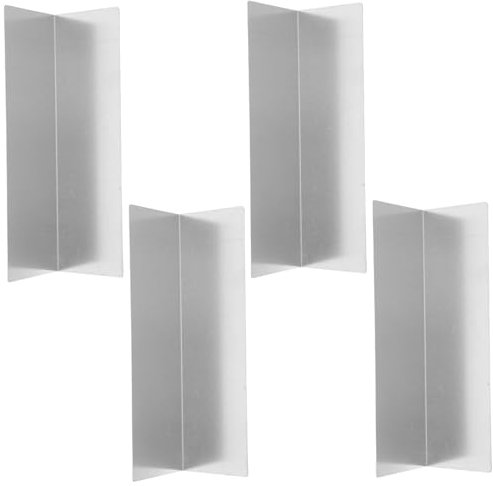HOMSFOU 4pièces Joint De Garage Aluminium Kit De Scellement Étanche Pour Porte De Garage Débris Et Éléments Extérieurs Compatible Avec Toutes De Portes Facile à Entretenir Et