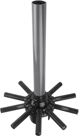 Gettimore Poolfilter-Mittelrohr für Hayward Pro Sandfilter S180T, kompatibel mit S170Tfor SCPE S190T für SCPE S210T1580 Serie, schwarz + grau, Kunststoff, seitliche Montage, Ersatzteil