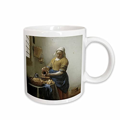 Kaffee-Tasse Das Milchmädchen Von Johannes Vermeer, Um 1658 Hitzebeständig Kaffeebecher Mit Griff Becher Für Jubiläum Mokka Tee