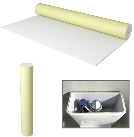 TAITONGGO Toilet Cistern Condensation Liner,self-Adhesive Toilet Cistern Insulation Liner kit,Insulated Liners for Stopping cisterns Condensation (1pc-16x40inch)