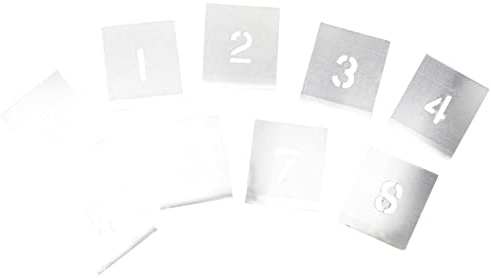 Stencils Wallet Zinc Stencils 1in Figures