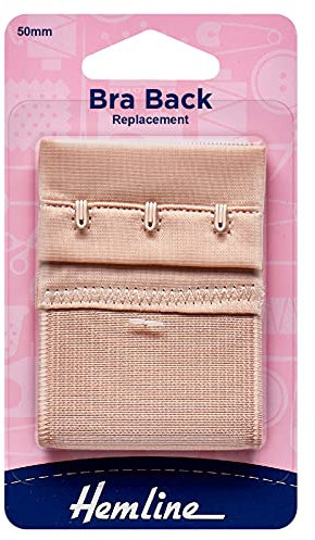 Hemline Women's Bra Back Replacement, Nude, 50mm