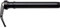 SRAM Corporation Eur Rock Shox Gabel Achse Maxle Lite Achs-System, schwarz, 20 mm