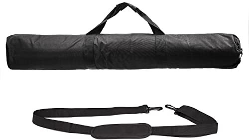 Tripod Carry Bag Case 47in 1680D Nylon Foam Padded Camera Video Photography Studio Equipment Bag - 120cm x 20cm - Large Sturdy Storage Travel Portable Black Bag for Light Stand Monopod Boom Arm
