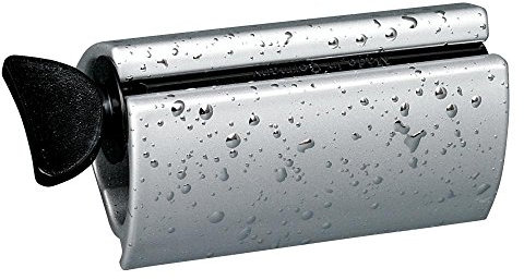Home Xpert Tubenentleerer TUBENLEER, Tubenquetscher, Tubenausdrücker, Tubenpresse, Tubenschlüssel, chromfarben mit Wassertropfen-Design