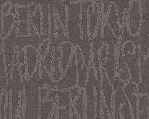 Schöner Wohnen Vliestapete, Mustertapete, schwarz, 959063