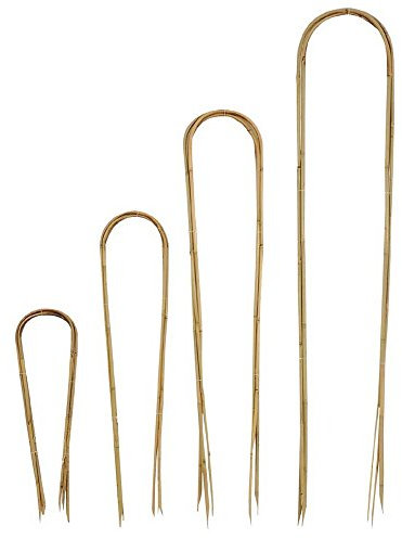 Verdemax 6641 Arcos de bambú para macetas y Suelo de 90 cm (3 Unidades Incluidas)