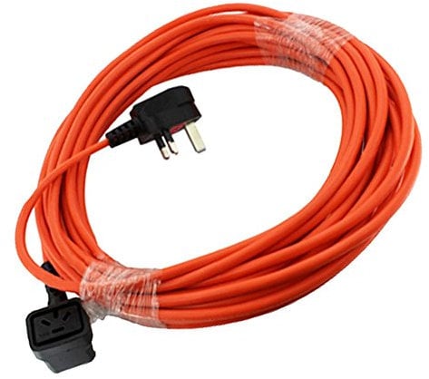 SPARES2GO Mains Cable/Power Lead & UK Plug for Numatic Vacuum Cleaners (10 Metres, 3 pin)