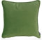 H.O.C.K. Nobile Samt Kissen inkl. Füllung Kuschelkissen Sofakissen Couchkissen (Lime-Green 107, 50 x 50 cm)