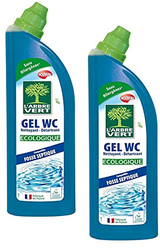 L'Arbre Vert - Nettoyant Gel WC Marine 740 ml - Lot de 2