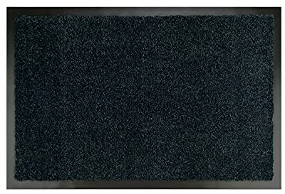 WohnDirect Fußmatte 70x120 cm Schwarz – XL Eingang, rutschfest, waschbar | Großes Format für großzügige Eingänge, Windfang & Foyer | rutschfest, wetterfest