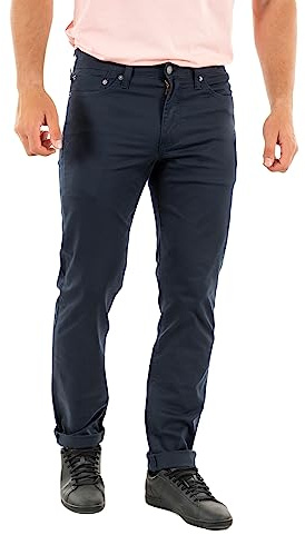 Levi's Men's 511 Slim Jeans, Baltic Navy Sueded Sateen Wt B, 29W / 30L
