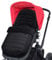 WD&CD Chancelière,Universelle Premium Chancelière pour Poussette, Imperméable et Coupe-Vent, Doublées Polaire Chancelières pour Landau - Noir