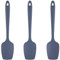U-Taste Silikon Spatel Löffel 3er-Set, 315℃ Hitzebeständiger Antihaft-Gummischaberlöffel, Bpa Frei Flexibel Servierlöffel Küchenutensilien für Antihaftbeschichtetes Kochgeschirr (Mitternachtsblau)