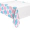 Vibrant Gender Reveal Party Table Cover (137cm x 213cm) - Multicolor Plastic Tablecloth, Spill-resistant & Bold Design - Perfect For Your Big Surprise - 1 Pc, 54x84