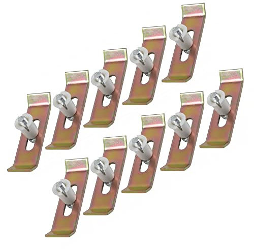 Lonsince Clips de fregadero para fregadero de cocina de acero inoxidable, paquete de 10 soportes de fregadero, clips de fregadero de cocina resistentes