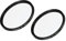 sourcing map UV Lens Filters, 58mm Slim Frame Multi-Coated Protective Lenses Filter for Camera Photography Accessories, Pack of 2