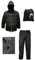 Rebeca Shop Tuta Moto Impermeabile Antipioggia Antivento | Con Borsa | Nero | Completo Giacca e Pantalone - Cappuccio a Scomparsa | Uomo Donna | Scooter Bici | Kit pioggia (XXL)