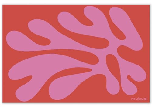 mubusi Vinyl Teppich Küche Lounge - Verschiedene Größen - (Matisse 60x90 cm)