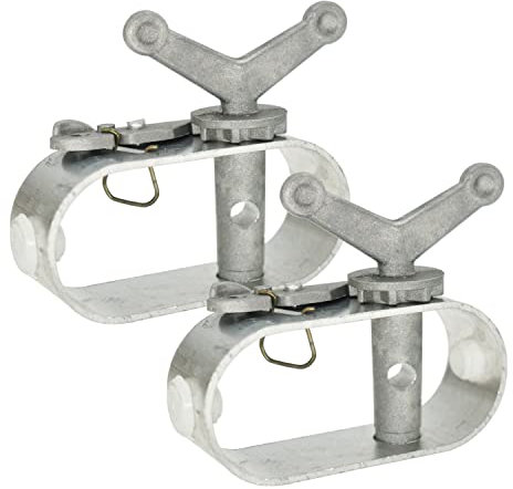 2 Stück Spannschloss für Seil Poolabdeckung, Aluminiumlegierung Seilspanner Spannverschluss Seil, Spanner Drahtseil für Winter Pool Poolplanen Befestigung Poolabdeckung Winter Zubehör