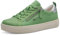 Tamaris COMFORT Damen Sneaker flach aus Leder mit Reißverschluss, Grün (Lt Green Nubuc), 39 EU