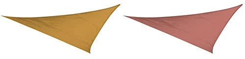 Voile d'ombrage Triangulaire 3m Ocre & Voile D OMBRAGE Triangulaire 3M Terra Cotta
