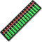 Abacus arithmétique traditionnel,Abacus,Enfants Mathématiques Outil de calcul éducatif,Fyore Boulier chinois vintage en bois à 15 chiffres,Abacus Chinois Calculatrice Cadre,Vert Rouge,1 pièce