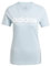 adidas Damen Essentials Slim Logo Tee, Wonder Blue, S