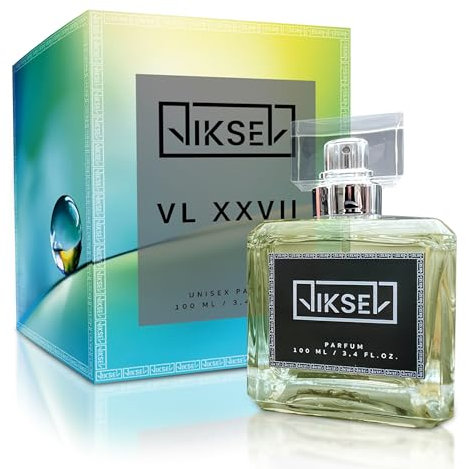 Viksel Eau de Parfum Damen - Blumig, Aldehydisch, Wässrig Damendüfte (Rosa Pfeffer, Aldehyd, Magnolie, Jasmin, Freesie, Moschusartig, Zedernholz, Sandelholz) Parfüm Unisex VL XXVII, 100ml