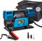 KATSU Tools Compressore Aria Portatile Auto Professionale 2 Cilindri 150PSI 12V 45 Amp Grande Volume 4WD Gonfiatore per Pneumatici per Auto Pompa per Auto Camper SUV Camion