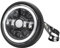 Shkalacar 7” Phare Auto Moto LED, LED Phares Avant de Moto avec Seau de boîtier et Clignotants à Faisceau Haut/Bas, Yeux d'angle DRL, Phare LED Rond