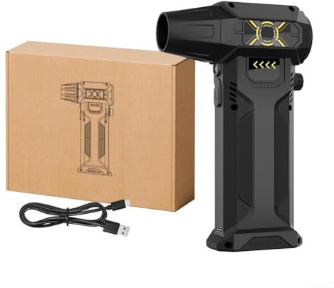 Ventilateur turbo violent de 130 000 tr/min, ventilateur turbulent avec moteur sans balais haute vitesse, ventilateur électrique super violent, vitesse maximale du vent 52 ms (A)