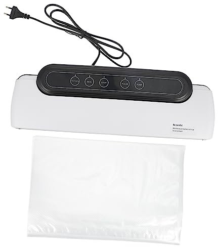 Garneck 1 Set Vakuummaschine Versiegelungsmaschine Lebensmittelbeutelversiegelung Vakuumiergerät Automatische Lebensmittelversiegelung Automatische Vakuummaschine
